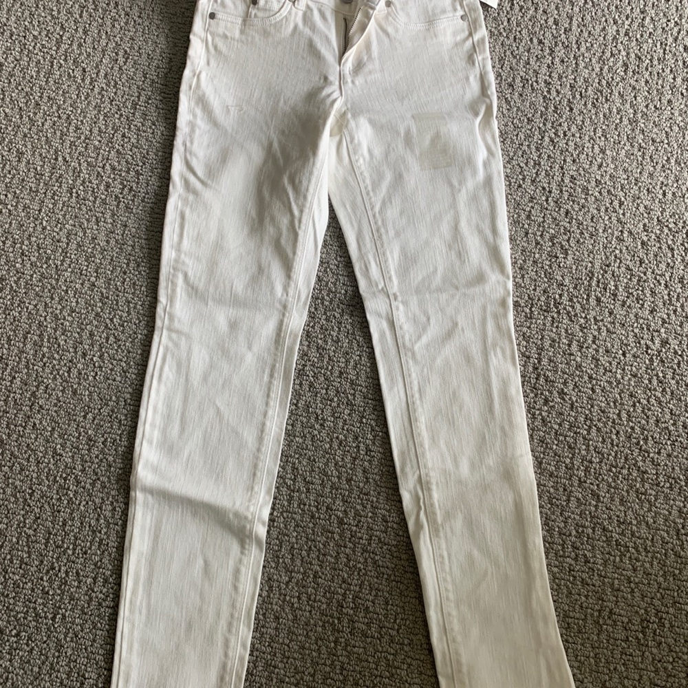NWT Two by Vince Camino White Skinny Jeans sz 25